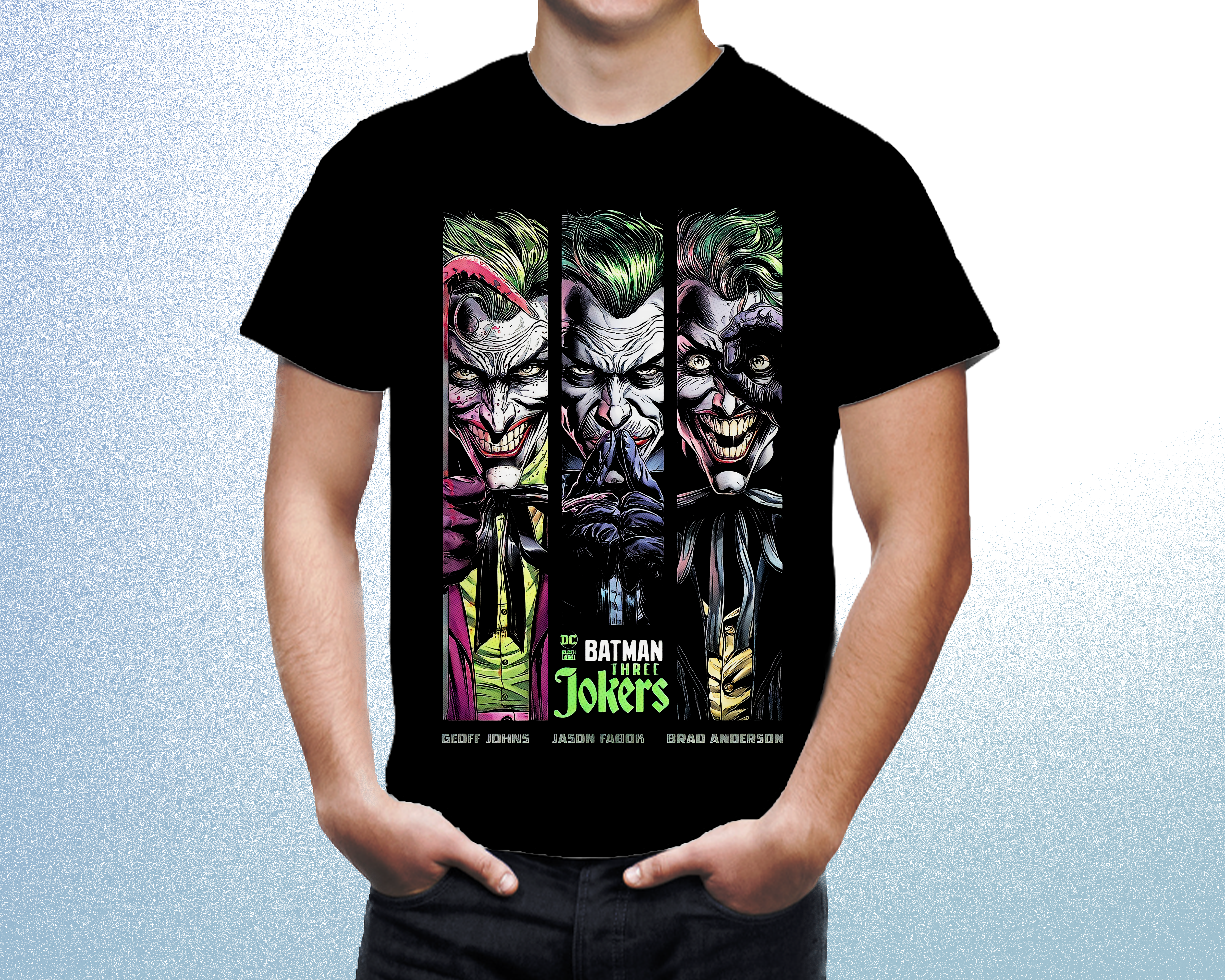 Three Jokers - Custom Printed T-shirt 